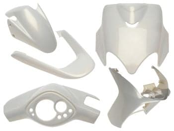 Fairing Set - Pearlescent White, Gold - 9 pcs