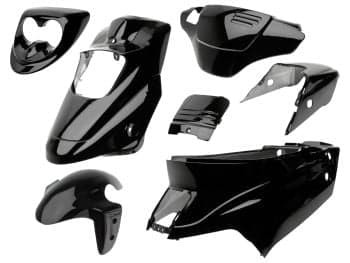 Fairing Set - Gloss Black, 7 pcs
