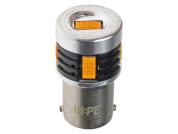 Turn Signal Bulb - BA15S LED 12V, 30W - Orange - HI:PE