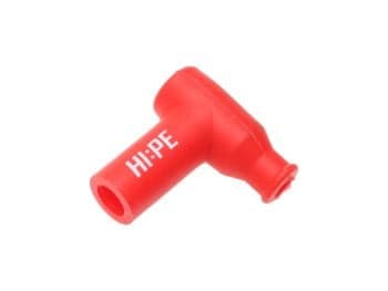 Spark Plug Cap - HI:PE Silicone 2T, 5 Ohm - Red