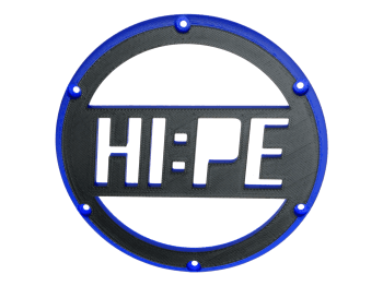 Center Cap for HI:PE Ignition Cover - Black/Blue