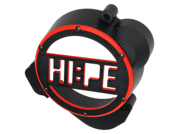 Ignition Cover - HI:PE, Black/Red