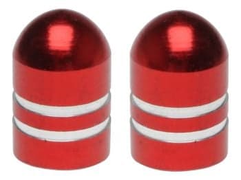 Valve Caps - Bombshell, Red - HI:PE