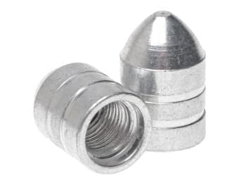 Valve Caps - Bombshell, Silver - HI:PE